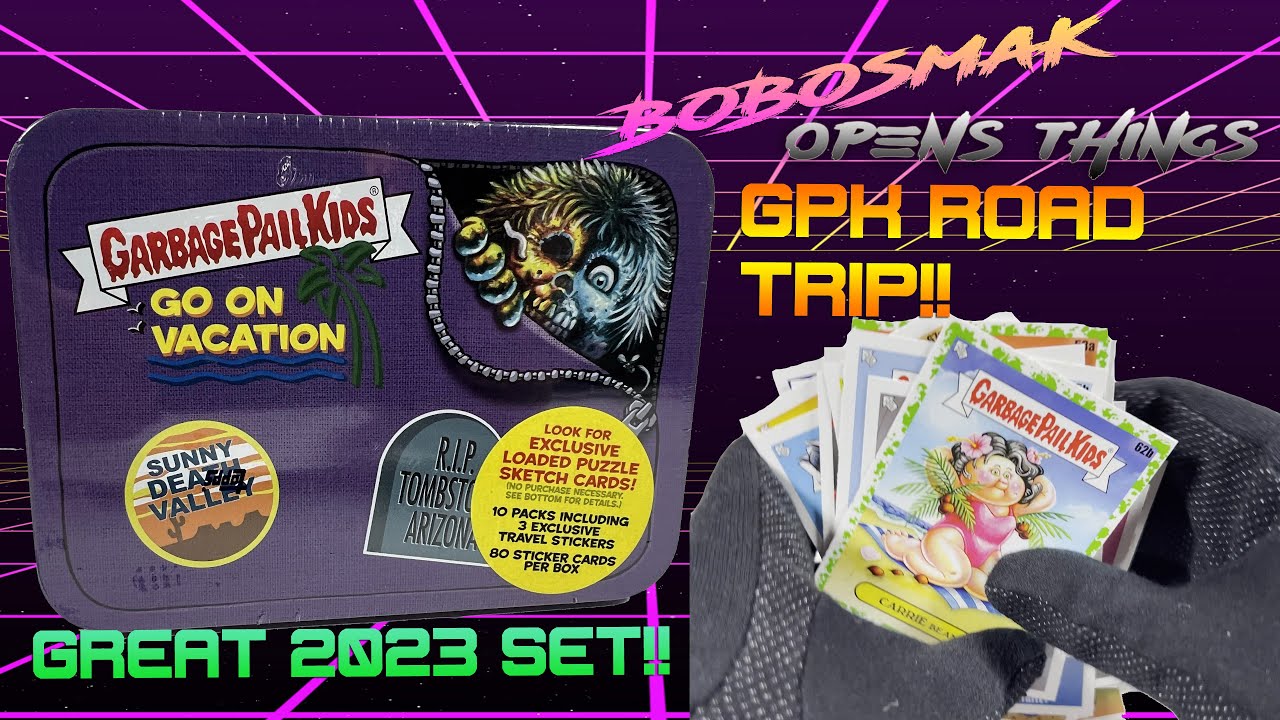 Unboxing - Garbage Pail Kids: Go on Vacation - blaster tin (Topps 2023) Unboxing - Garbage Pail Kids: Go on Vacation - blaster tin (Topps 2023)