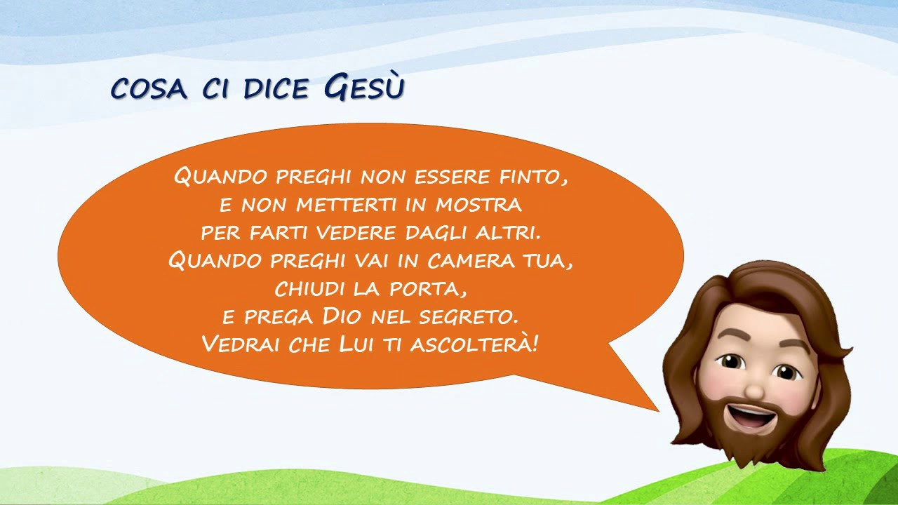 Padre Nostro Spiegato Ai Bambini Frase Per Frase