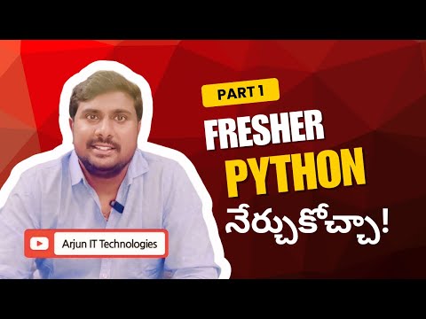 Can freshers choose Python as Career || @ArjunITTechnologies || #python #pythonforbeginners
