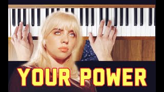 Your Power (Billie Eilish) [Easy Piano Tutorial]