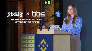 Pixels at Balkans Blockchain Summit 2026 - Heidi Christine, CMO Keynote Speech