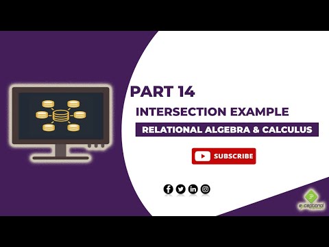 Intersect operator in SQL Relational Algebra DBMS Part 14/32
