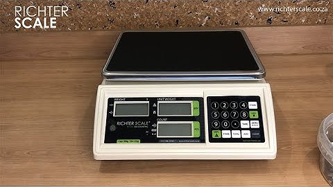 How to use a counting scale - Model 330 Counting Scale
