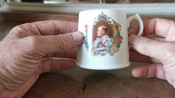 Royal Doulton 1937 Edward VIII Coronation China Mug