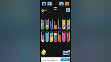 water color sort Level no 625 a best game walkthrough solution IOS/android