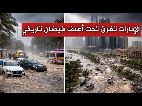 عاجل الإمارات تحت ضربات الطبيعة عاصفة تاريخية تشل المدن وتغمر الشوارع