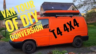 4x4 T4 Syncro, self conversion VAN Tour