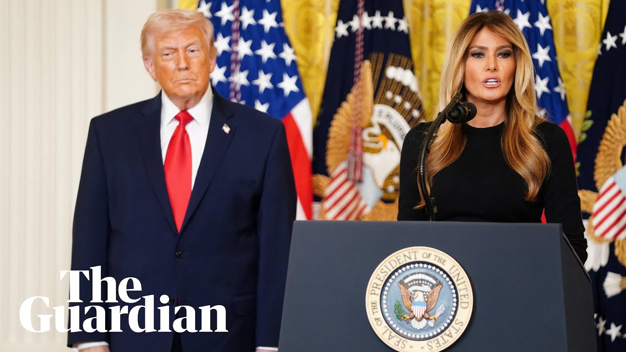 Donald and Melania Trump participate in women's history month event – watch
