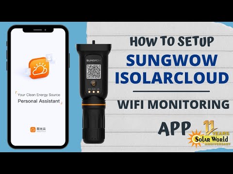 How to setup Sungrow WiFi Monitoring App