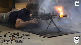 Suppressor Meltdown!  700 round burst through an M249 SAW