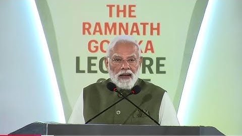 PM Modi’s Powerful Address at Ramnath Goenka Lecture | #PMModi #News