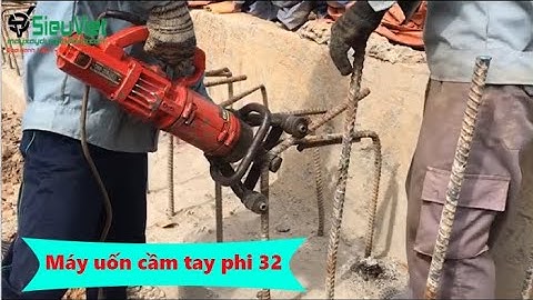 Máy uốn sắt thủy lực cầm tay D32 Nhật Bản bàn giao tại Quận 5, TP Hồ Chí Minh