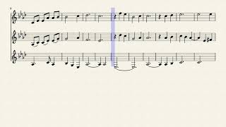 band of brothers theme hoorntrio by Arr. Peter Muller