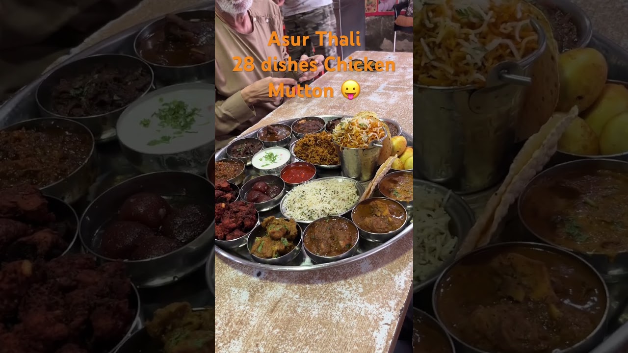 Asur Thali  | 28 Non veg dishes of Chicken Mutton | biggest non veg thali | Sangeeta’s Kitchen