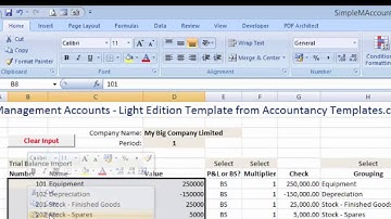 Management Accounts - Light version
