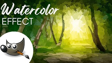 Watercolor Effect in Gimp