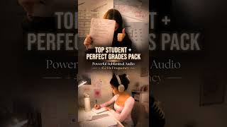 🎓 TOP STUDENT PACK ✨ Become #1 in Class | Perfect Grades Subliminal 📚 #shorts
