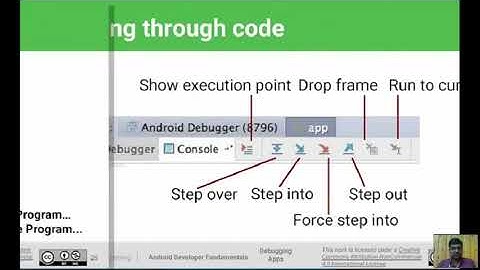 Debug and Testing Android app