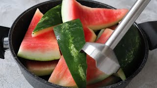 Don't throw away watermelon peels.✋ Breakfast Recipe That Will Blow Your Mind.❗