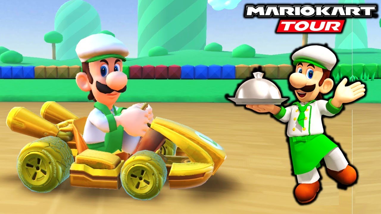 Mario Kart Tour Luigi Chef Gameplay YouTube