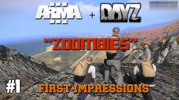 Arma 3 Zoombies First Impressions ( New DayZ Mod ) Part 1