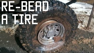 How to Re Bead a Tire | In the Field Vehicle Repair | Tactical Rifleman
