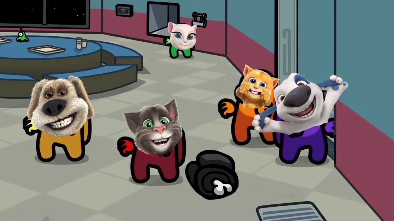 ( Talking Tom and friends) Among us Animation YouTube