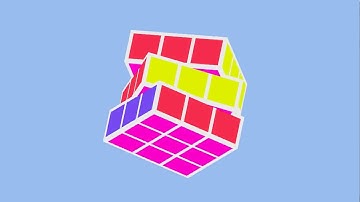 Blender 2.79 - Rotating Flat Based 3D Rubix Cube Looping Animation Tutorial
