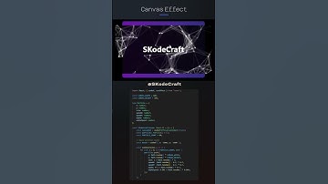 Interactive Glowing Particle System in React + Canvas | SKodeCraft Animation Tutorial 🔥