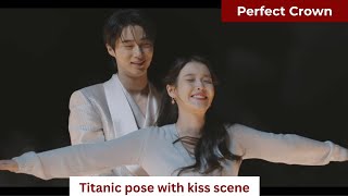 Perfect crown boat kiss scene  Titanic pose #IU #ByeonWooSeok #SeongHuiJu #YiAn