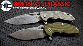 Hinderer Jurassic VS Hinderer XM 18 (Tri Way/Gen 6)