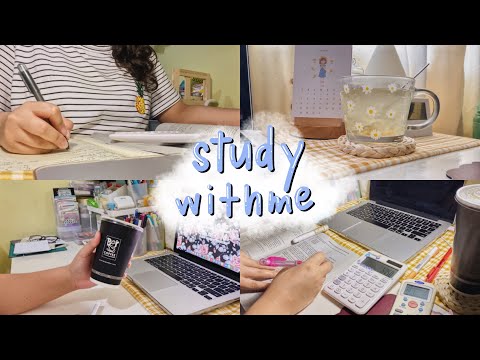 study with me (vlog) | days of studying, accounting, eating, coffee | Philippines