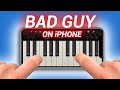 Gambar cover Bad Guy - Billie Eilish on iPhone GarageBand Cover
