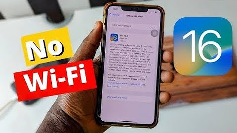 How to Download iOS 16 without WIFI (using mobile data)