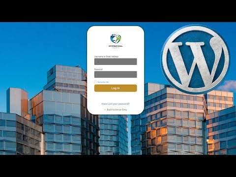WordPress Custom Login Page | Customizing the Login Form 2019