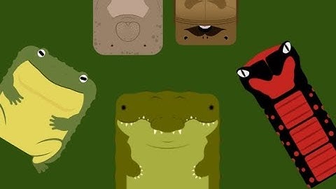Deeeep.io Crocodile, Snake, Snapping Turtle, Manatee, and Goliath Bullfrog Gameplay