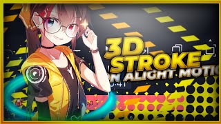 3d Stroke Effect On Android 🔥| Alight Motion Amv Tutorial | Xyloz Op screenshot 4