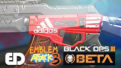 Black Ops 3: ADIDAS Theme Paint Job (Emblem Attack 3)
