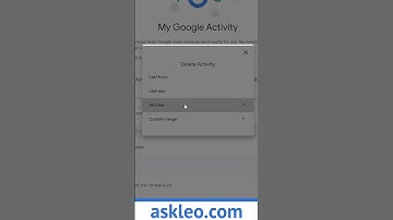 Clear Google Search History
