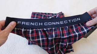 French Connection checked lounge pant trousers Unboxing screenshot 4