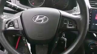 Installation Of Media Control Ons On The Steering Wheel Multimediaandroid Hyundai Accent Solaris