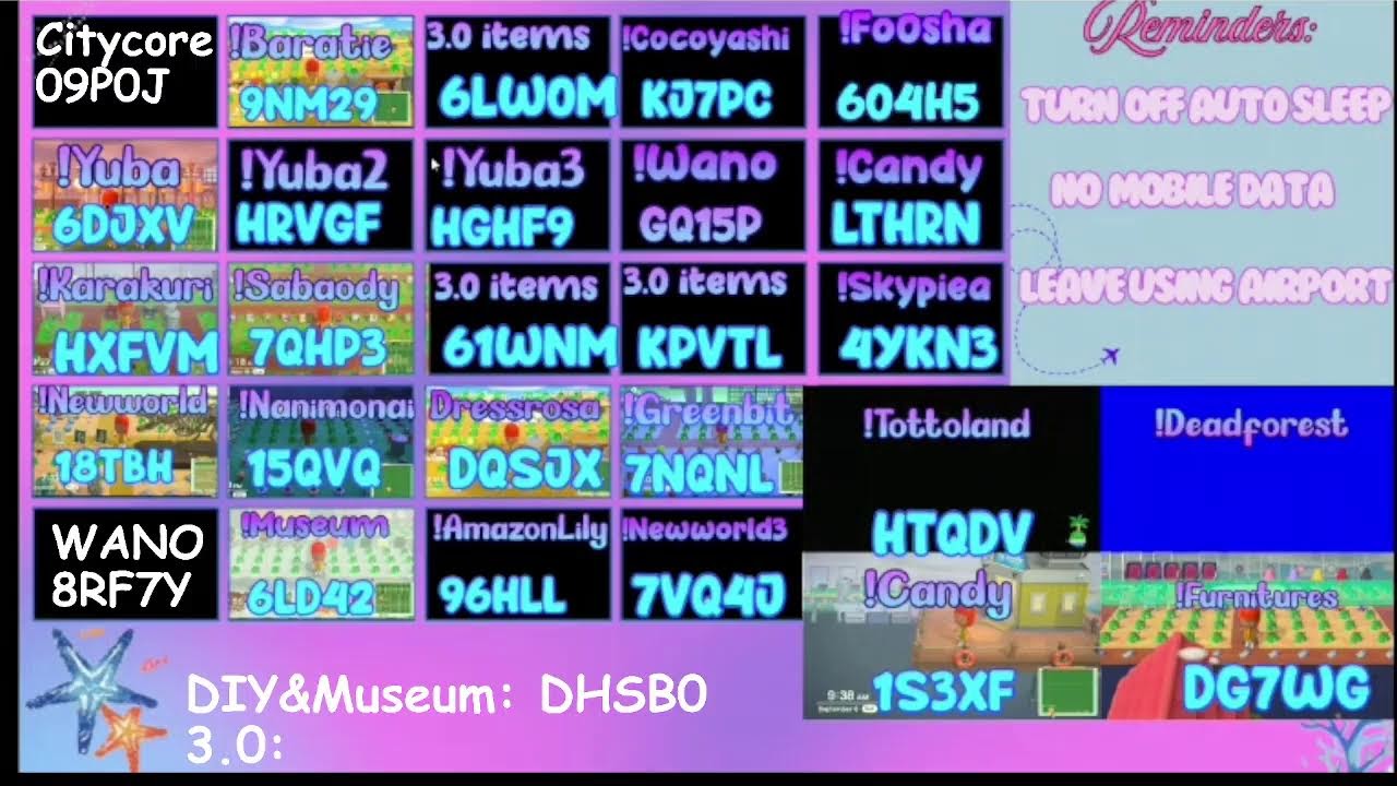 Treasure islands FREE for all  || Animal crossing New Horizons