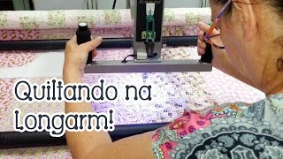 Quiltando na Longarm por Eliana Zerbinatti