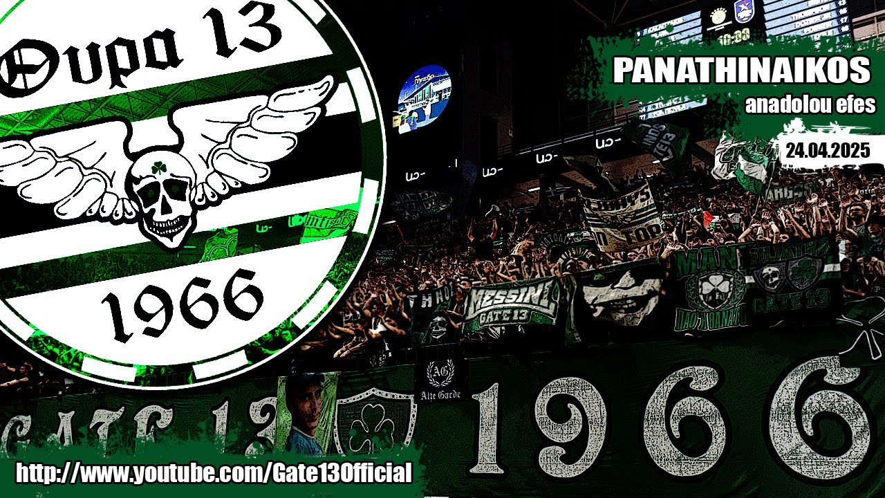 PANATHINAIKOS - anadolu efes | Game 2 (24/04/25) | Gate13.gr