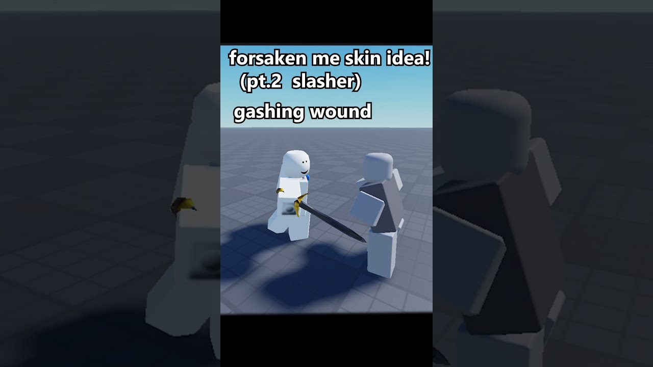 Is It Cool Me Skin Idea Pt 2 Roblox Forsaken Robloxanimation
