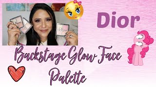 DIOR: BACKSTAGE GLOW FACE PALETTE | Rose Gold Swatches, Comparaciones y Reseña completa!! 😱🤩🤪