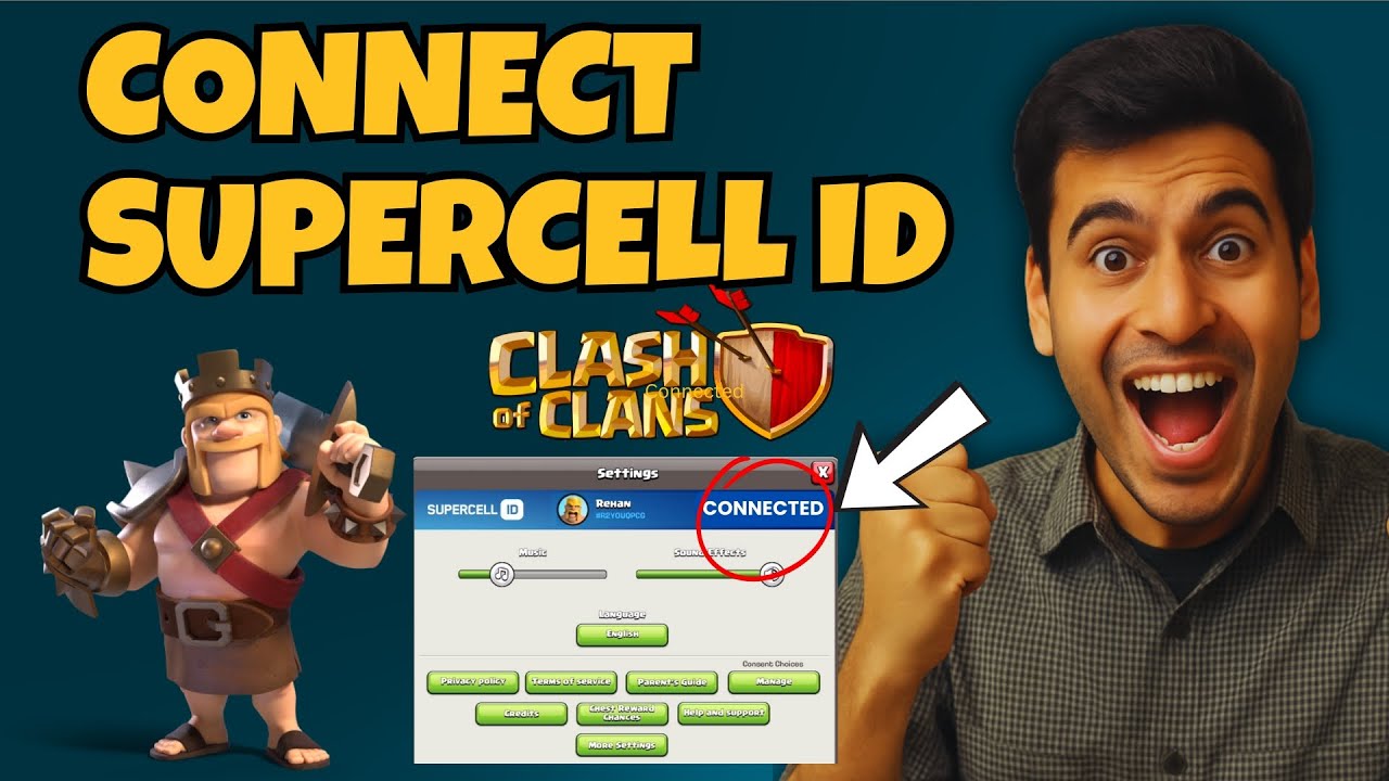 How To Connect Your CoC Account to Supercell ID 2025 (Step by Step ...