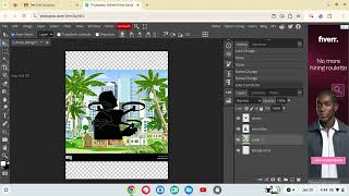 T-Shirt Composition in Photopea & Canva screenshot 4