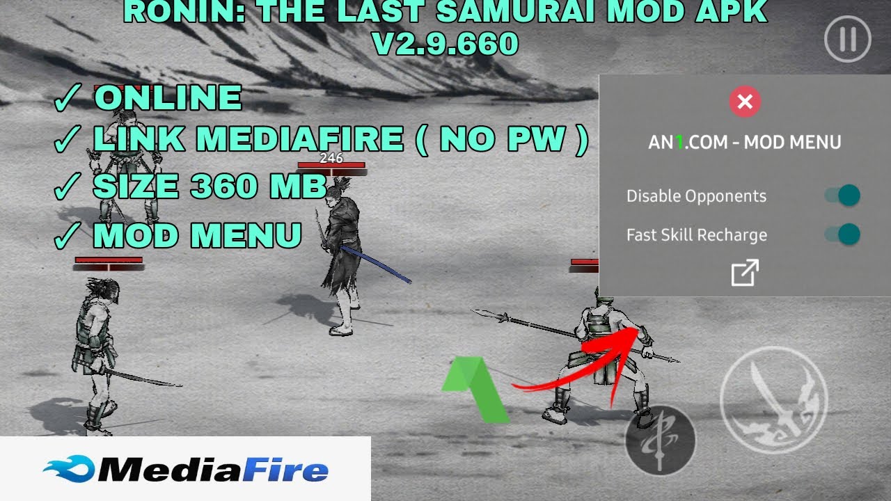 RONIN THE LAST SAMURAI MOD APK V2.9.660 ( MOD MENU