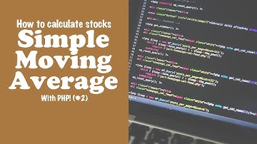 Get Simple Moving Average with PHP (Part 2)